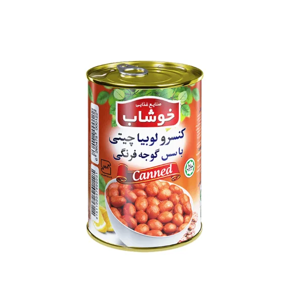 كنسرو لوبيا كليد دار خوشاب
